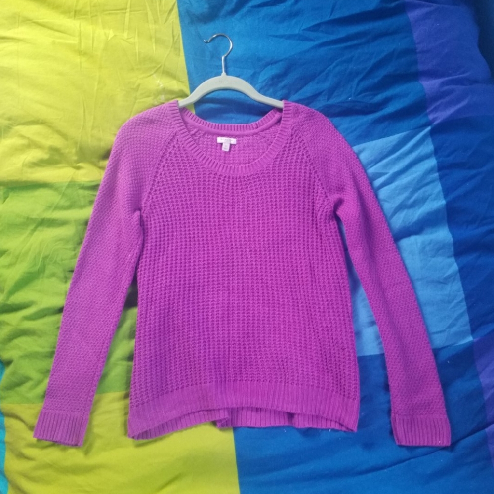 Purple/ Magenta Knit Sweater